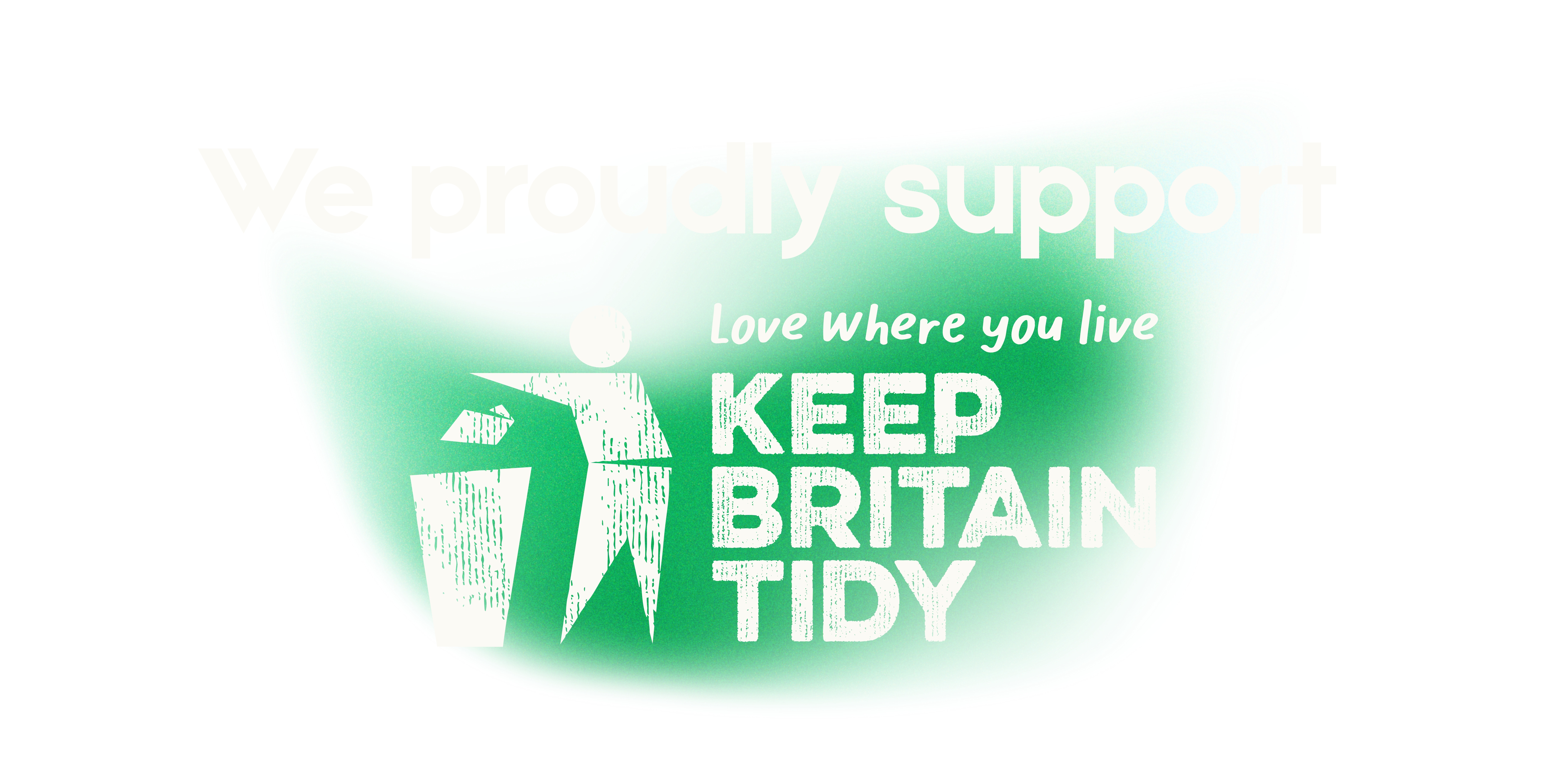 We support keep Britain Tidy!